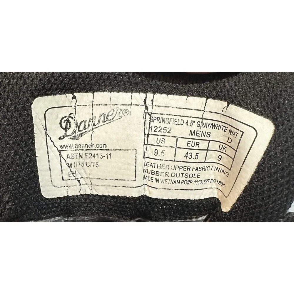 Danner springfield gray